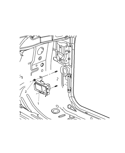 2009 Jeep Commander Module-TELEMATICS Diagram for 5064477AG