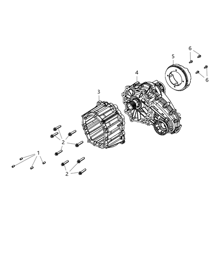 2013 Dodge Durango Transfer Case Mounting Diagram