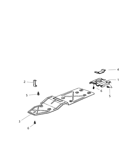 1997 Dodge Ram Van Heat Shields Diagram