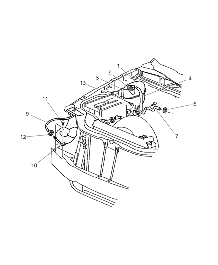 2000 Jeep Grand Cherokee Coolant Tank Diagram 1