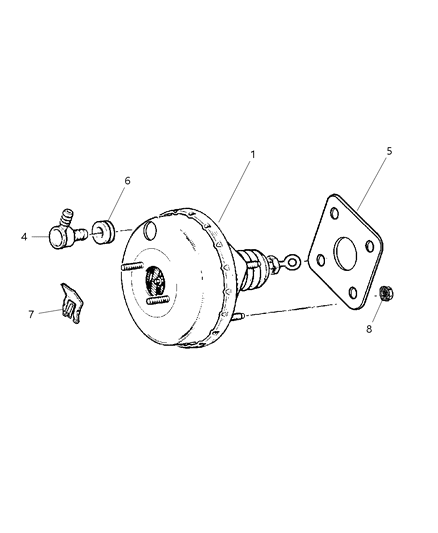 2001 Dodge Neon Booster, Power Brake Diagram