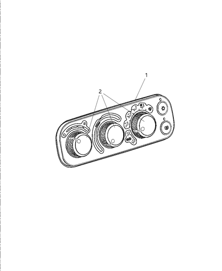 2005 Dodge Viper Air Conditioner And Heater Control Diagram for 4865810AB