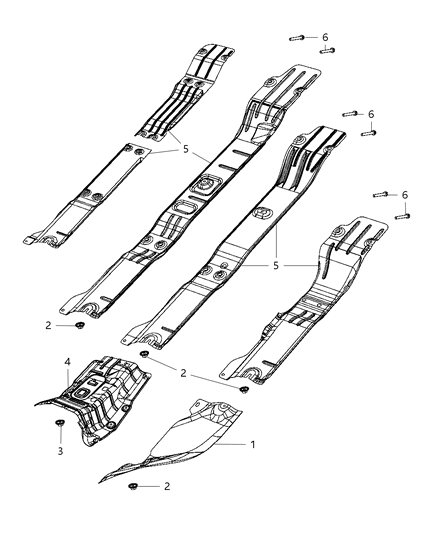 2013 Ram 2500 Exhaust Heat Shield Diagram