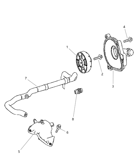 2008 Dodge Sprinter 3500 Crankcase Ventilation Diagram 2