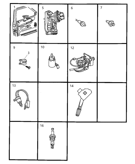 1998 Dodge Ram 1500 Switches Diagram