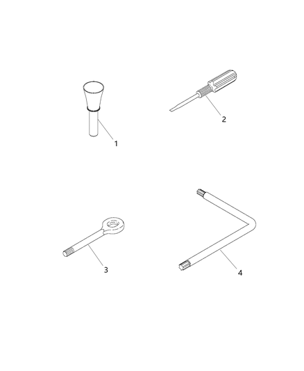 2015 Jeep Renegade Emergency Kit Diagram