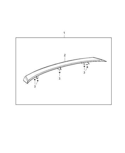 2013 Dodge Avenger Spoiler Kit Diagram