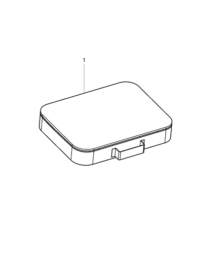 2020 Jeep Gladiator Emergency Kit Diagram