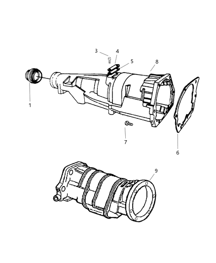 1998 Jeep Grand Cherokee Case Adapter Diagram 2