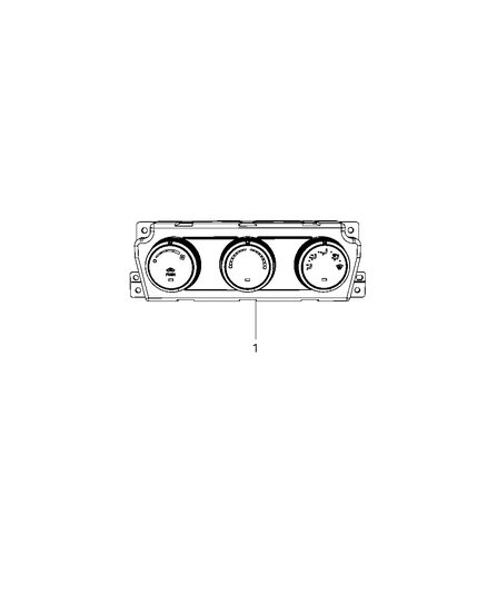 2011 Ram 4500 Control-Heater Diagram for 55056828AC