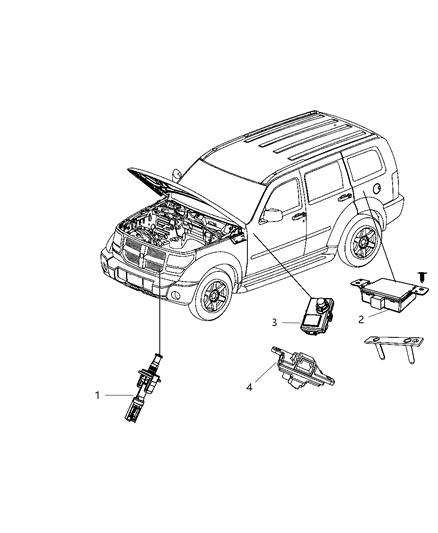 2011 Dodge Nitro Siren Alarm System Diagram