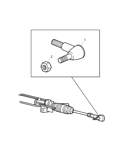 1999 Chrysler Town & Country Tie Rod Ends Diagram