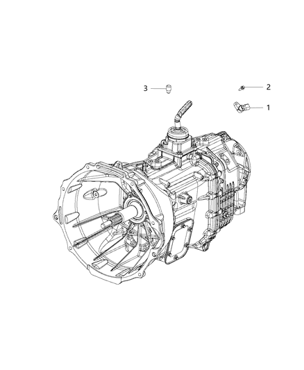 2017 Ram 3500 Cab Chassis(<10K lb.) Sensors, Switches And Vents Diagram