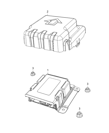 2021 Ram 1500 Modules, Body Diagram 3