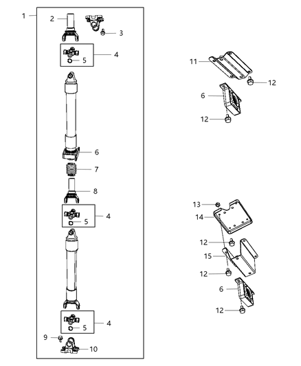 2011 Ram 2500 Shaft - Drive Diagram 4