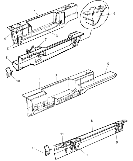 2001 Dodge Ram Van Stepwell Diagram