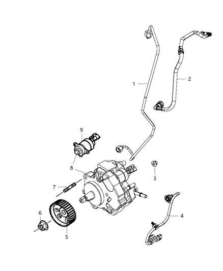 2011 Dodge Grand Caravan Fuel Injection Pump Diagram