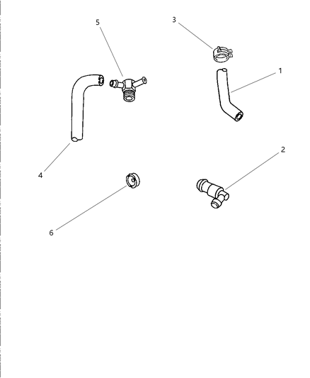 1997 Chrysler Cirrus Crankcase Ventilation Diagram 2