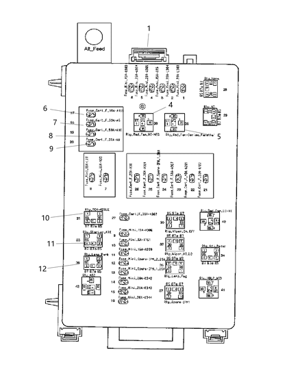 2011 Dodge Charger Cover-Totally Integrated Power Mo Diagram for 68169902AA