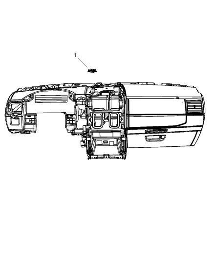 2010 Chrysler Town & Country Modules Instrument Panel Diagram