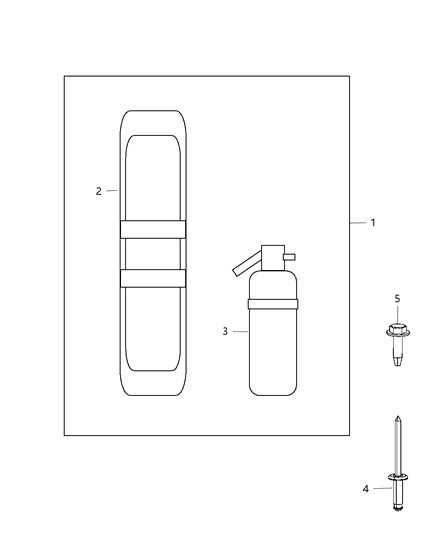 2011 Ram 3500 Emergency Kit Diagram