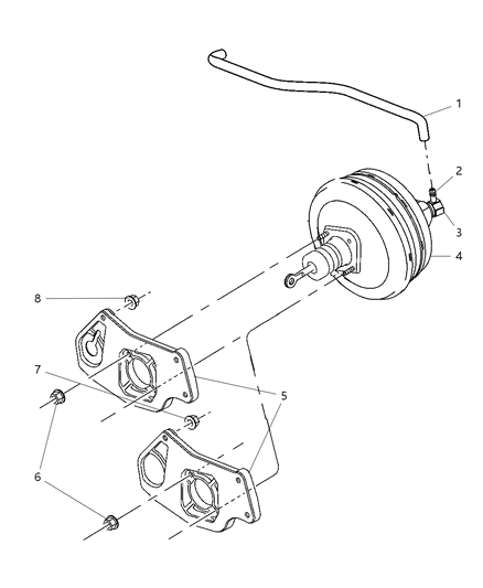 2006 Jeep Liberty Booster, Power Brake Diagram