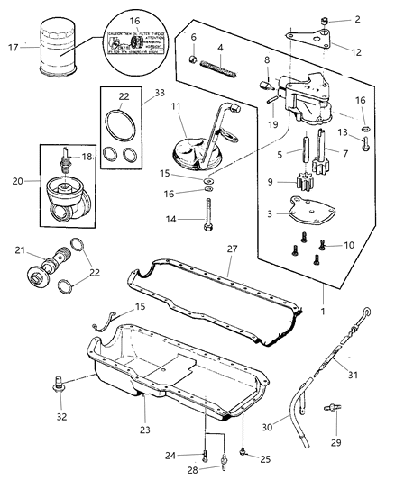 1998 Jeep Cherokee Indicator-Engine Oil Level Diagram for 53010445