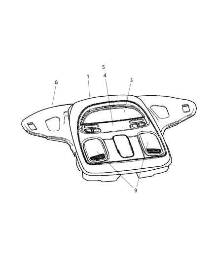 2006 Dodge Ram 2500 Overhead Console Diagram