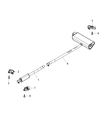 2020 Jeep Renegade Exhaust System Diagram 1