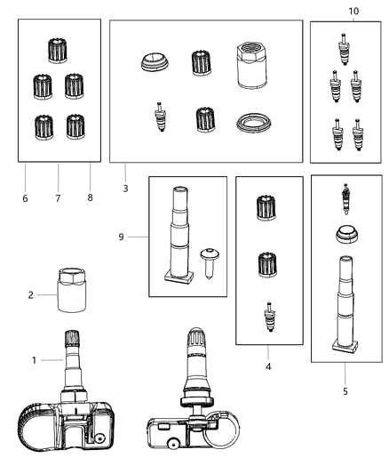 2010 Dodge Nitro Tire Monitoring System Diagram