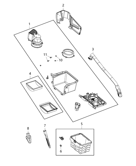 2020 Chrysler Voyager Bracket-Mounting Diagram for 55057496AC