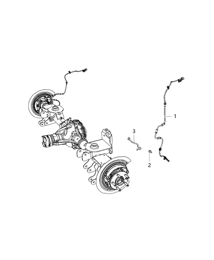 2020 Jeep Gladiator Sensors - Brake Diagram 3