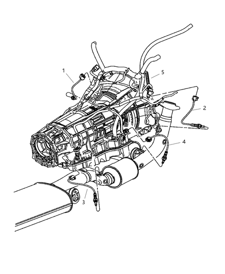 2005 Jeep Grand Cherokee Oxygen Sensors Diagram 2