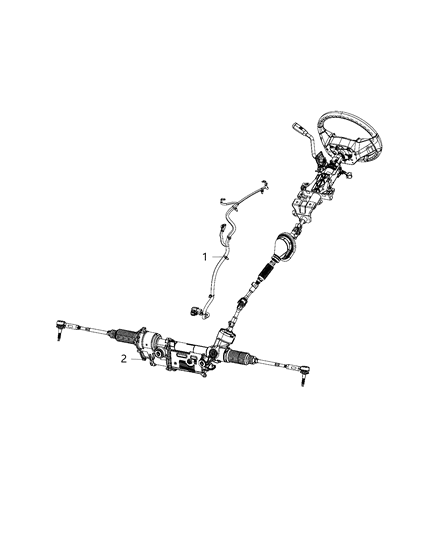 2019 Ram 1500 Wiring, Electric Power Steering Diagram