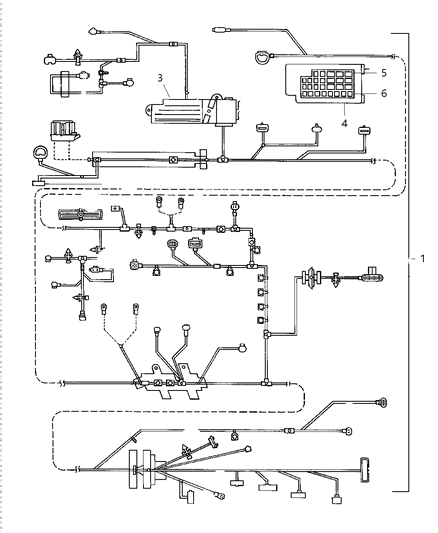 2000 Chrysler Sebring HEADLAMP To Dash Diagram for 4671352AG