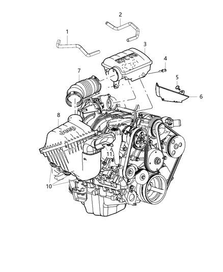 2002 Jeep Liberty Air Cleaner Diagram 3