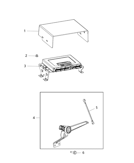 2014 Ram 3500 Module-Air Suspension Diagram for 68145962AC