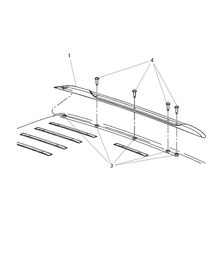 2014 Dodge Durango Roof Rack Diagram