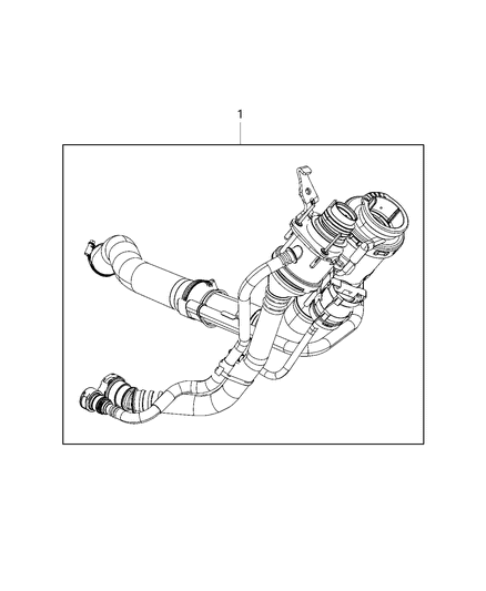2020 Ram 1500 New Style Fuel Tank Filler Tube Diagram 2