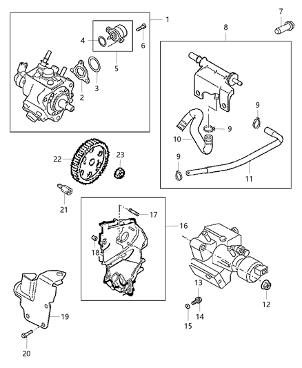 2012 Dodge Journey Fuel Injection Pump Diagram