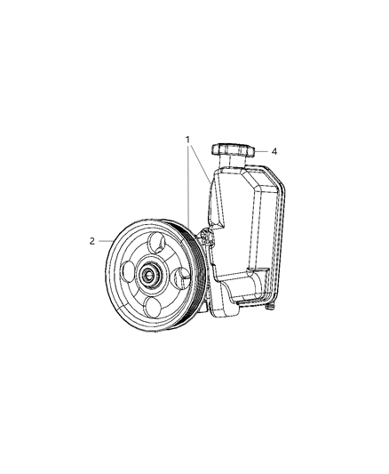 2008 Jeep Liberty Power Steering Pump Diagram 2