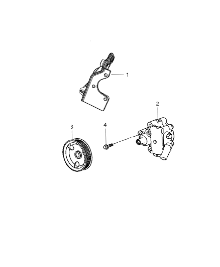 2008 Dodge Charger Power Steering Pump Diagram