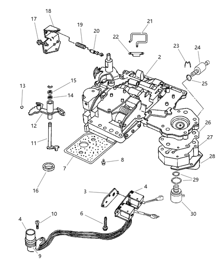 1997 Jeep Grand Cherokee Valve Body Diagram 1