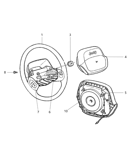 2001 Jeep Cherokee Screw-HEXAGON FLANGE Head Diagram for 6503262