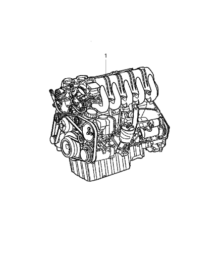 2003 Dodge Sprinter 2500 Engine Assembly Diagram