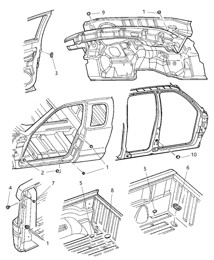 2002 Dodge Dakota Plugs Miscellaneous Diagram