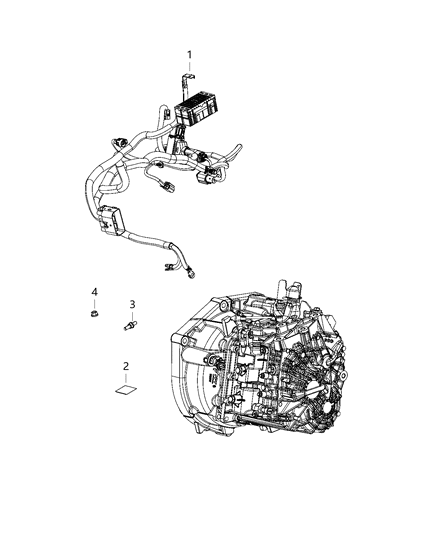 2020 Jeep Cherokee Wiring, Manual Transmission Diagram