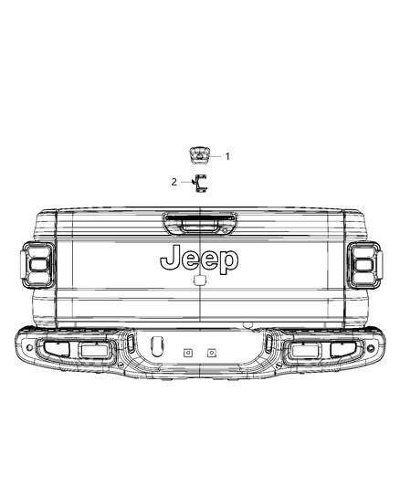 2020 Jeep Gladiator Camera System Diagram 3