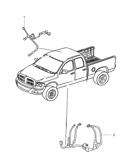 2012 Ram 5500 Wiring-Body Diagram for 68089701AC