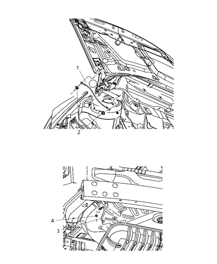 2007 Dodge Caliber Ground Straps Diagram